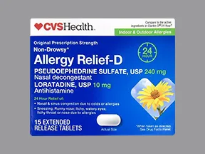 Allergy Relief D-24hr 10 mg-240 mg tablet,extended release