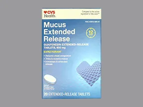 Mucus Relief ER 600 mg tablet, extended release