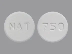 lanthanum 750 mg chewable tablet