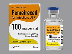 pemetrexed disodium 100 mg intravenous powder for solution
