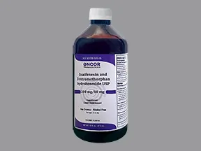 dextromethorphan-guaifenesin 10 mg-200 mg/5 mL oral liquid