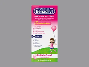 Benadryl Allergy 12.5 mg/5 mL oral liquid