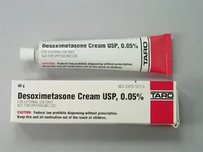 desoximetasone 0.05 % topical cream