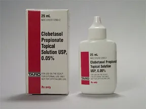 clobetasol 0.05 % scalp solution