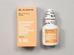 Blephamide 10 %-0.2 % eye drops,suspension