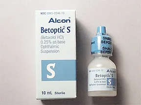 Betoptic S 0.25 % eye drops,suspension