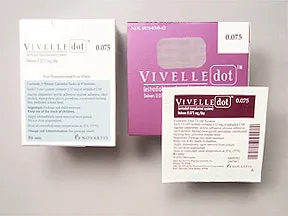 Vivelle-Dot 0.075 mg/24 hr transdermal patch