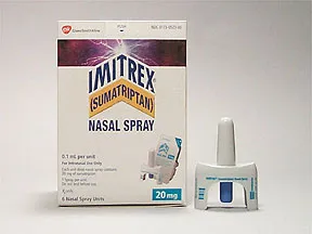 Imitrex 20 mg/actuation nasal spray