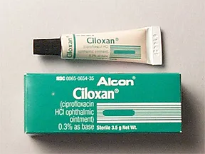 Ciloxan 0.3 % eye ointment