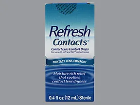 Refresh Contacts eye drops