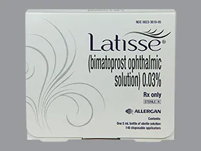 Latisse 0.03 % eyelash drops