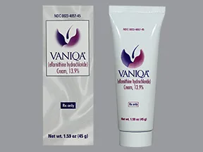 Vaniqa 13.9 % topical cream