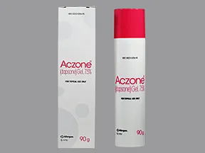 Aczone 7.5 % topical gel with pump