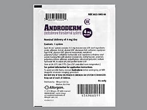 Androderm 4 mg/24 hr transdermal 24 hour patch