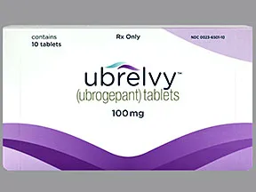 Ubrelvy 100 mg tablet