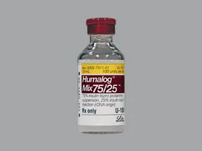 Humalog Mix 75-25 (U-100) Insulin 100 unit/mL subcutaneous suspension