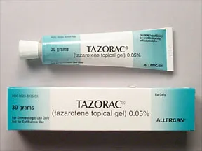 Tazorac 0.05 % topical gel
