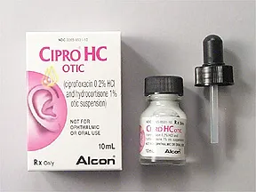 Cipro Hc Otic Ear Uses Side Effects Interactions Pictures
