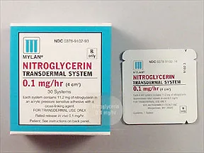nitroglycerin 0.1 mg/hr transdermal 24 hour patch