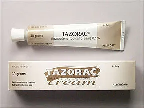 Tazorac 0.1 % topical cream