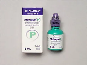 Alphagan P 0.15 % eye drops
