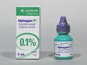 Alphagan P 0.1 % eye drops