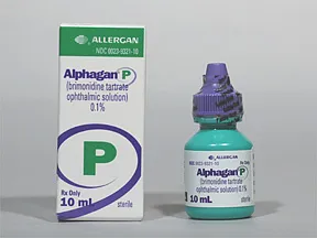Alphagan P 0.1 % eye drops