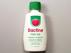 Bactine (with alcohol) 2.5 % topical solution