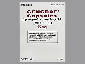 Gengraf 25 mg capsule