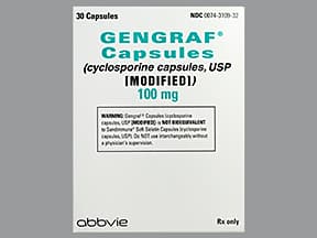 Gengraf 100 mg capsule