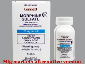 morphine concentrate 100 mg/5 mL (20 mg/mL) oral solution