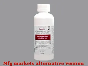morphine concentrate 100 mg/5 mL (20 mg/mL) oral solution