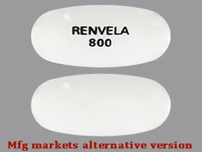 sevelamer carbonate 800 mg tablet