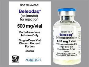 Beleodaq 500 mg intravenous solution