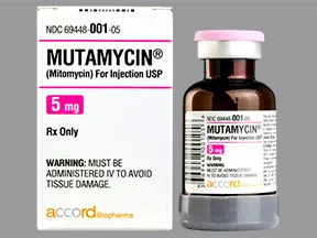 Mutamycin 5 mg intravenous solution