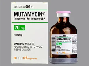 Mutamycin 20 mg intravenous solution