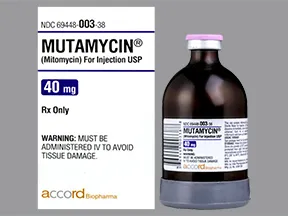 Mutamycin 40 mg intravenous solution