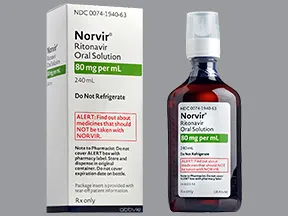 Norvir 80 mg/mL oral solution