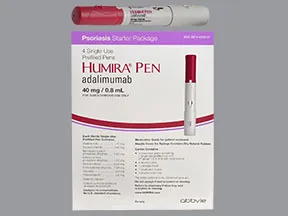 Humira Pen Psoriasis-Uveitis-Adol Hid Sup Start 40 mg/0.8 mL subcut kt