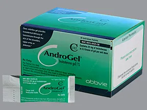 AndroGel 1 % (25 mg/2.5 gram) transdermal gel packet