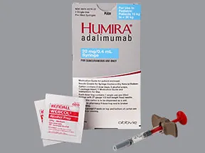 Humira 20 mg/0.4 mL subcutaneous syringe kit