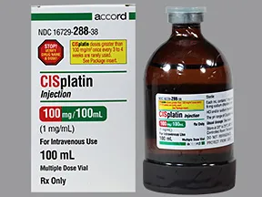 cisplatin 1 mg/mL intravenous solution