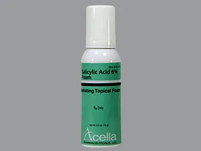 salicylic acid 6 % topical foam