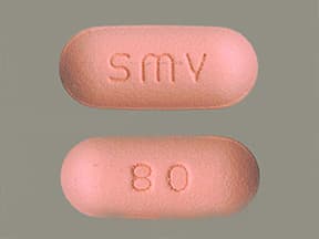 simvastatin 80 mg tablet