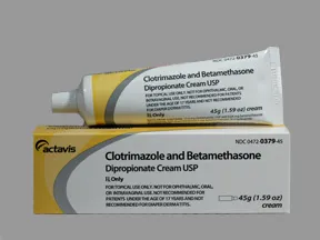 clotrimazole-betamethasone 1 %-0.05 % topical cream