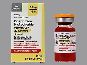 doxorubicin 20 mg/10 mL intravenous solution