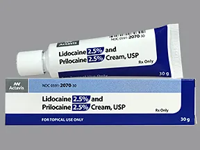 lidocaine-prilocaine 2.5 %-2.5 % topical cream