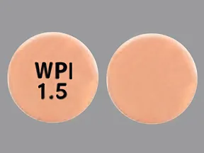 paliperidone ER 1.5 mg tablet,extended release 24 hr