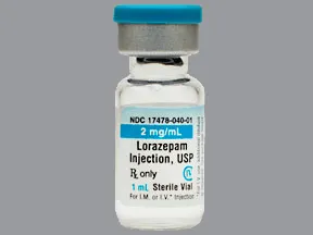 Mix lorazepam injection how to