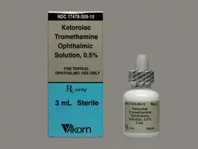 Ketorolac Ophthalmic Eye Uses Side Effects Interactions Pictures Warnings Dosing Webmd